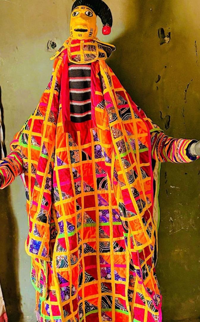 Traditional ceremonial figure associated with Ssalongo Najja Nedogo